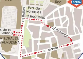 Procesión de la Virgen de la Almudena 2023 en Madrid: recorrido, horario y cortes de tráfico hoy jueves>