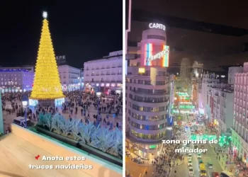 El truco para ver las luces de Navidad en Madrid sin aglomeraciones y con vistas>