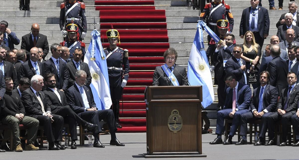 Milei brindó su primer discurso como presidente: “En el corto plazo la situación empeorará, pero luego veremos los frutos”