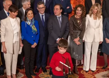 Pablo, el pequeño que ha protagonizado el momento más entrañable en el homenaje a la Constitución>