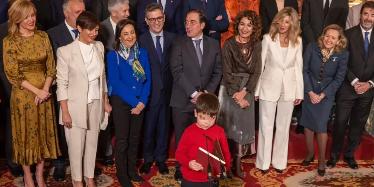 Pablo, el pequeño que ha protagonizado el momento más entrañable en el homenaje a la Constitución>