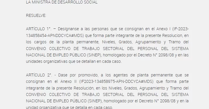 Regalo “navideño” de Victoria Tolosa Paz: pasó a planta permanente a 243 militantes