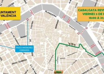 Cabalgata de Reyes Valencia: horario, recorrido y cortes de tráfico este viernes 5 de enero>