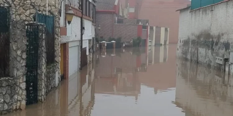 Inundaciones y desbordamientos tras el paso de la borrasca ‘Juan’ por Castilla y León>