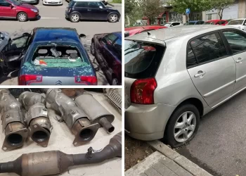 La bulliciosa calle de Moratalaz donde aparcar el coche sale caro: ruedas pinchadas, espejos rotos y robos de catalizadores>