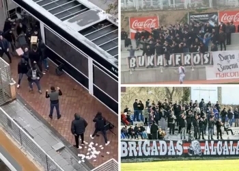 Los ultras del Rayo Vallecano tejieron una emboscada a los del Alcalá tras años de guerra en el barro>