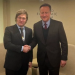 Javier Milei en el Foro de Davos: se reunió con el británico David Cameron por Malvinas e inversiones