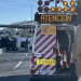 Un camión vuelca en la A1 en San Agustín de Guadalix (Madrid) y colisiona con un vehículo, dejando un herido grave>