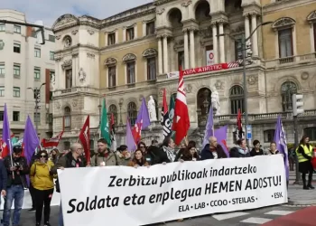 150.000 empleados públicos vascos están llamado hoy a la huelga>