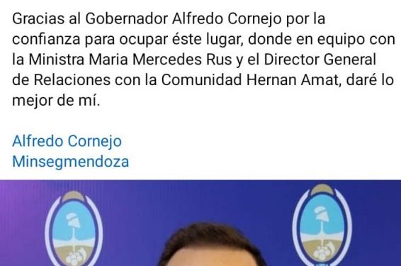 Golpiza, fraudes y video: quién es Cristian Gottardini, el flamante funcionario de Seguridad designado por Cornejo