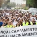 Centenares de personas se echan a la calle en Granada contra el futuro campamento de inmigrantes>