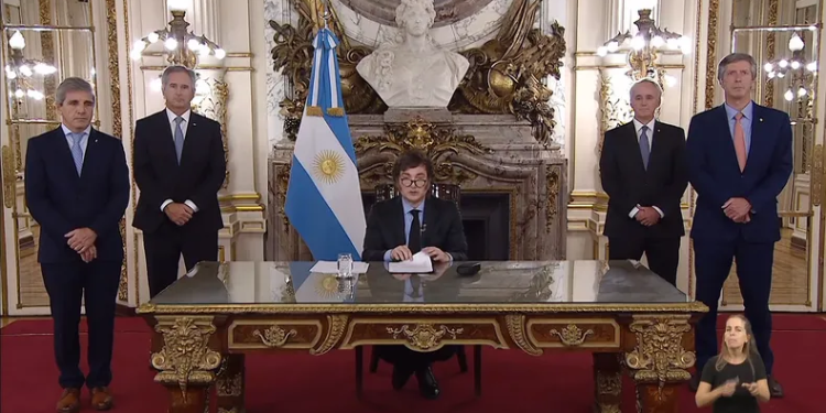 Estos son los 20 puntos más destacables de la cadena nacional de Milei