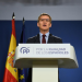 Feijóo acusa a Sánchez de «dimitir de la democracia» y arrastrar con él al PSOE>
