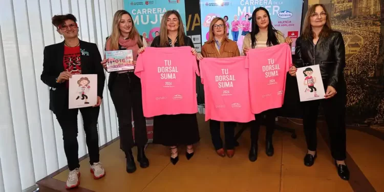 Más de 8.000 corredoras se unirán el 14 de abril a la Marea Rosa de la Carrera de la Mujer de Valencia>