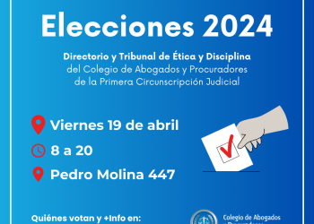 Triunfo para el oficialismo en las elecciones del Colegio de Abogados de Mendoza