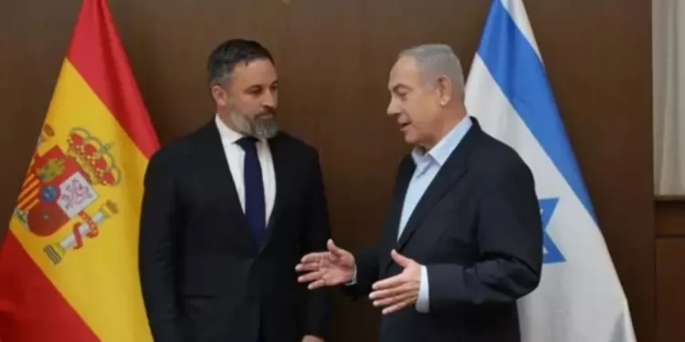 Abascal se reúne con Netanyahu para elogiar la «firmeza» de Israel y criticar el reconocimiento de España a Palestina>