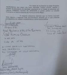 Igual que en Mendoza: acusan una diputada libertaria de usar avales “truchos” para conformar LLA Río Negro