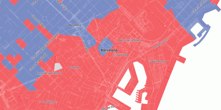 Mapa calle a calle de los resultados de las elecciones catalanas 2024>
