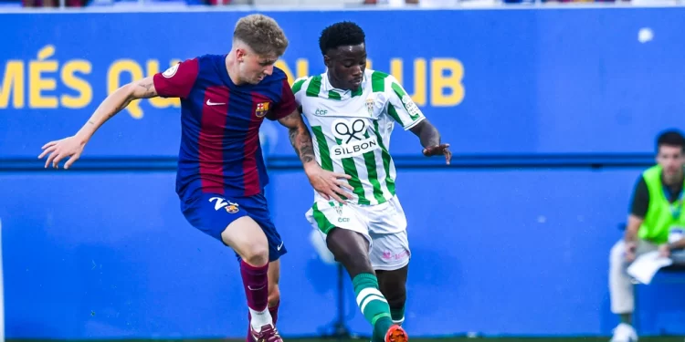 El Córdoba CF deja con vida al Barcelona B en los últimos minutos del partido (1-1)>