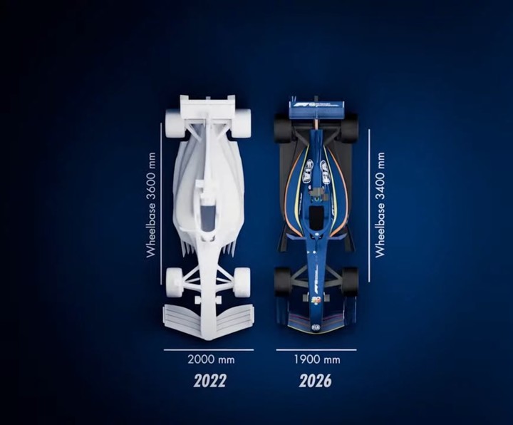 Los nuevos autos de la F1 para 2026
