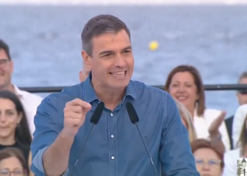 Sánchez, en un mitin en Murcia: «España es la Taylor Swift de las economías europeas»>