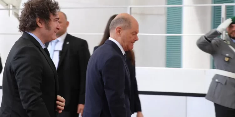 Milei en Europa: reunión clave con el canciller Alemán Olaf Scholz
