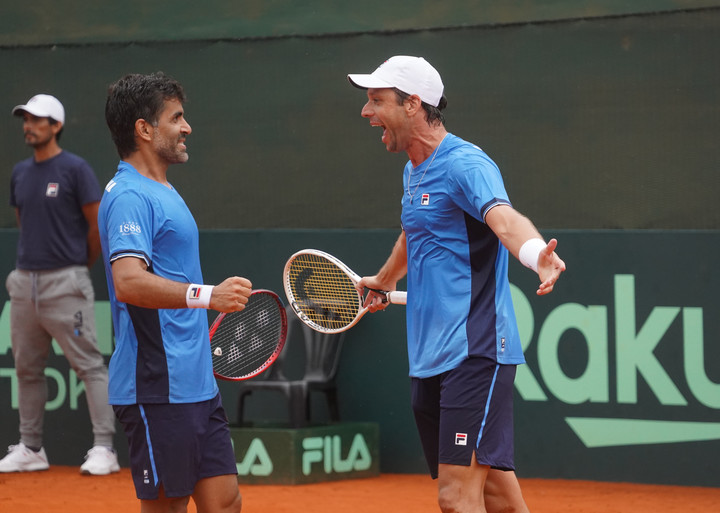 Zeballos había jugado con Machi González en la Copa Davis. Foto: Fernando de la Orden