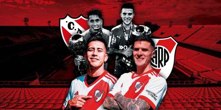 El hilo rojo: Meza y Bustos tendrán su propio partido en el clásico River-Independiente