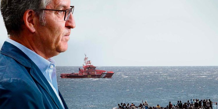 El Gobierno acusa a Feijóo de usar una política migratoria del odio para buscar una revuelta social