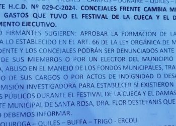 Santa Rosa: forman una comisión investigadora por los polémicos gastos del Festival de la Cueca y el Damasco
