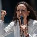 María Corina Machado reiteró que permanecerá en Venezuela y convocó a una manifestación este martes