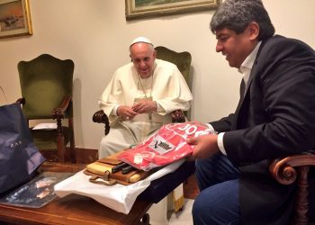 “La pesada” del sindicalismo en el Vaticano: Nuevo encuentro del Papa con Pablo Moyano