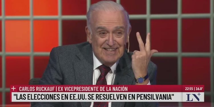 Carlos Ruckauf analizó junto a Carlos Pagni, la candente situación en Medio Oriente, la política nacional y las elecciones en EEUU