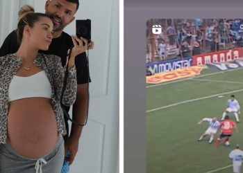 ¡Agüero, papá! A días de ser padre, el Kun recordó su golazo histórico a Racing