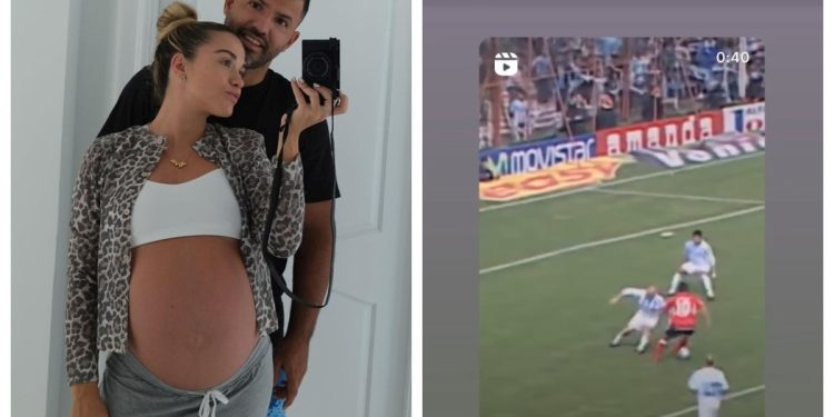 ¡Agüero, papá! A días de ser padre, el Kun recordó su golazo histórico a Racing