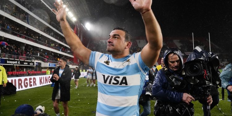 Agustín Creevy se despidió de Los Pumas a pura emoción