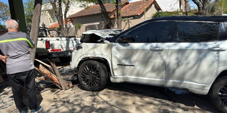 Chocó Altamirano: un herido trasladado en ambulancia