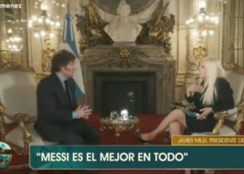El nuevo elogio de Milei a Messi y el pedido a Susana Giménez