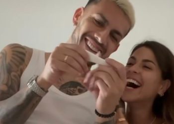 El tierno video con el que Leandro Paredes anunció que será papá por tercera vez