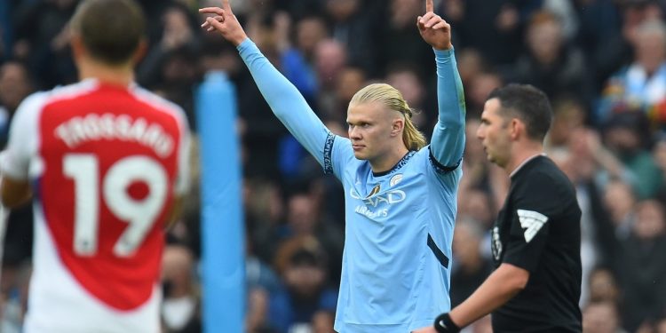 Erling Haaland llegó a los 100 goles en el Manchester City