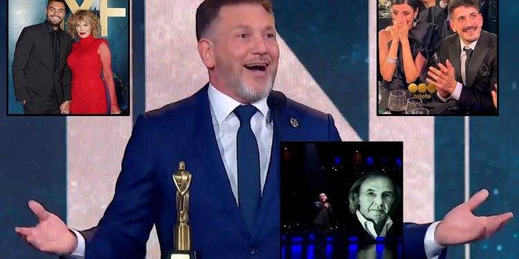 Fuerte presencia futbolera en la entrega de los Martín Fierro