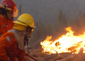 Incendios en Córdoba: los bomberos luchan contra tres focos en las sierras