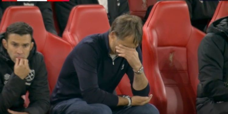 Insólito: Lopetegui tuvo un ataque de furia con sus jugadores y se lesionó