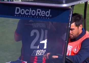 La dura lesión que sufrió Nicolás Tripichio contra Vélez