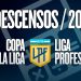 La lucha del descenso: así están los promedios y la tabla anual