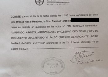 Lourdes Arrieta denunció al titular del PAMI Mendoza por presentar avales “truchos” para la conformación de LLA