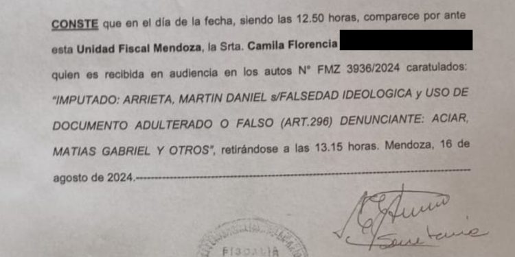 Lourdes Arrieta denunció al titular del PAMI Mendoza por presentar avales “truchos” para la conformación de LLA