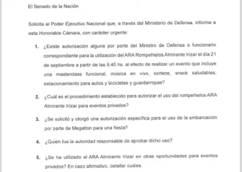 Polémica en puerta: piden informes a Luis Petri por el alquiler del rompehielo Ara Almirante Irizar a un gimnasio
