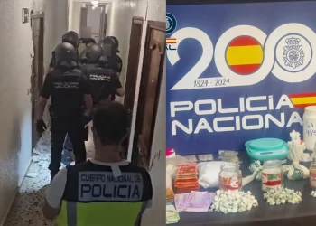 Un hombre tira 10.000 euros desde el balcón de su casa en Benidorm y acaba detenido por la Policía
