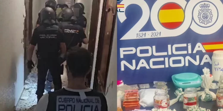 Un hombre tira 10.000 euros desde el balcón de su casa en Benidorm y acaba detenido por la Policía
